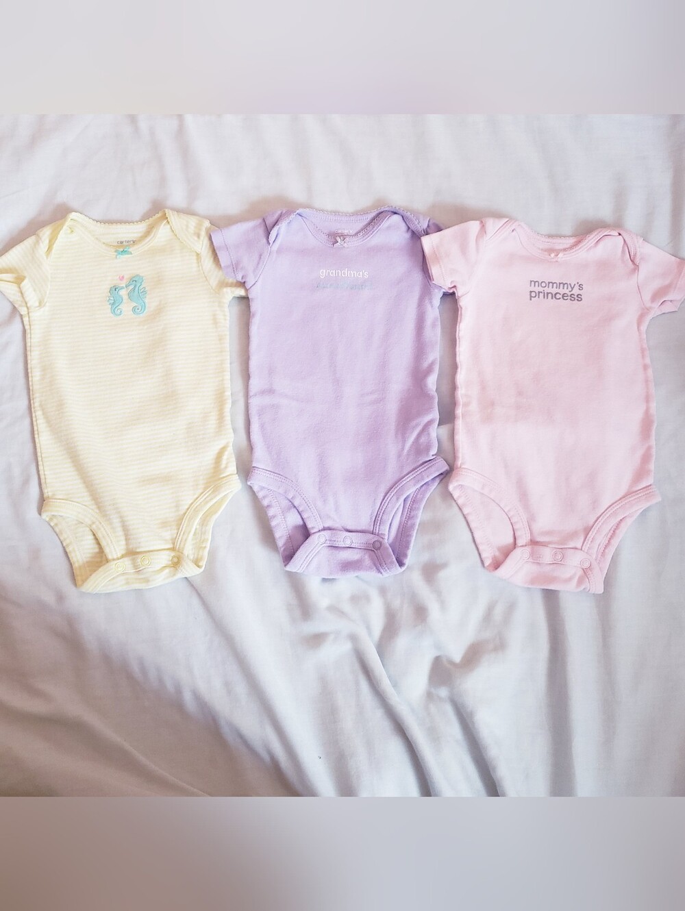 6 Month Girls Onesies